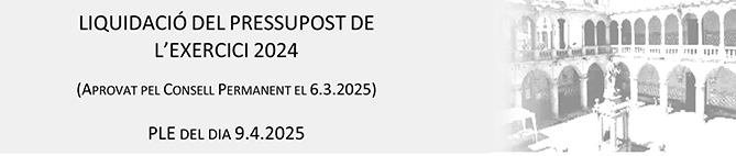liquidació Pressupost exercici 2024